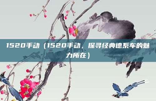 1520手动(1520手动,探寻经典德系车的魅力所在)