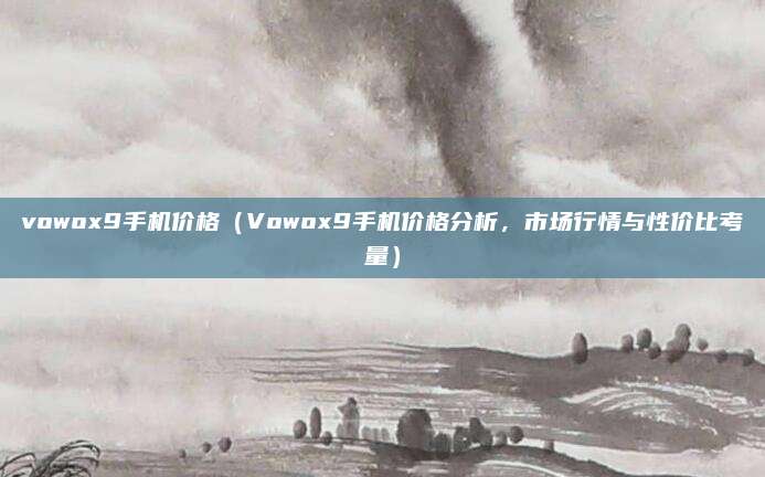 vowox9手机价格（Vowox9手机价格分析，市场行情与性价比考量）