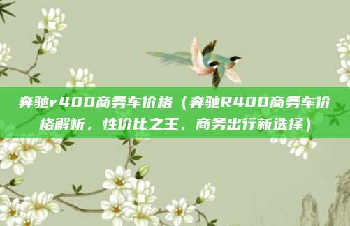 奔驰r400商务车价格(奔驰R400商务车价格解析,性价比之王,商务出行新选择)