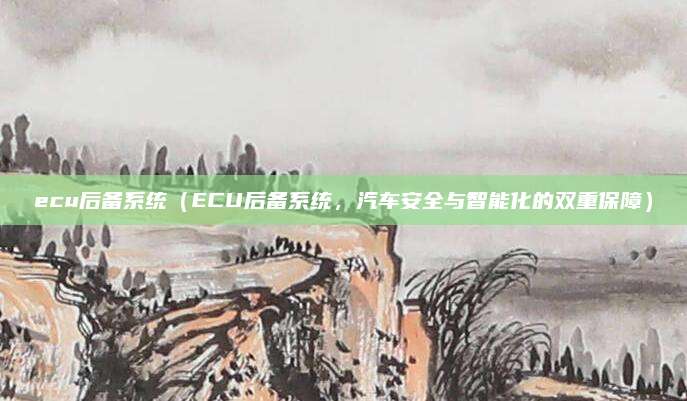 ecu后备系统(ECU后备系统,汽车安全与智能化的双重保障)