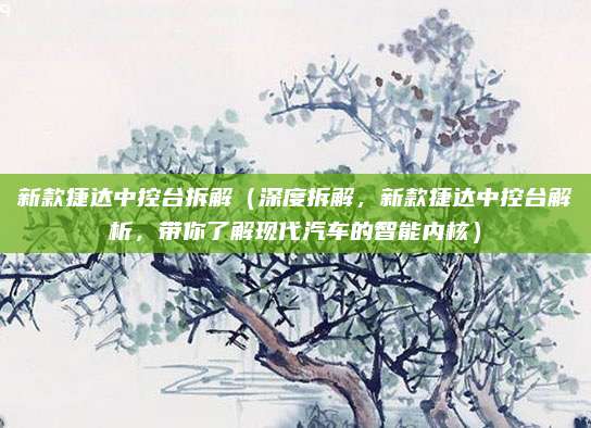 新款捷达中控台拆解(深度拆解,新款捷达中控台解析,带你了解现代汽车的智能内核)