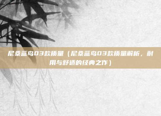 尼桑蓝鸟03款质量（尼桑蓝鸟03款质量解析，耐用与舒适的经典之作）