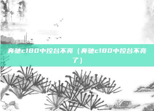 奔驰c180中控台不亮(奔驰c180中控台不亮了)