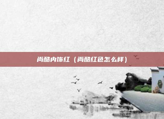 尚酷内饰红(尚酷红色怎么样)