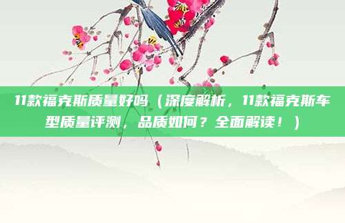 11款福克斯质量好吗(深度解析,11款福克斯车型质量评测,品质如何?全面解读!)