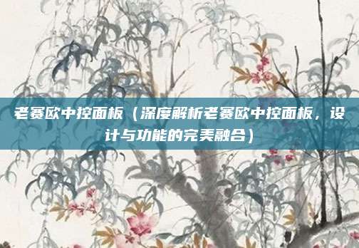 老赛欧中控面板(深度解析老赛欧中控面板,设计与功能的完美融合)