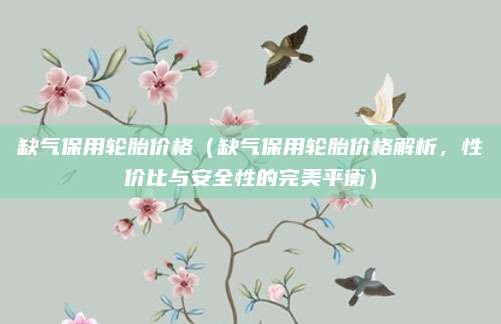 缺气保用轮胎价格（缺气保用轮胎价格解析，性价比与安全性的完美平衡）