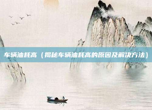 车辆油耗高(揭秘车辆油耗高的原因及解决方法)
