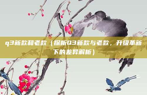q3新款和老款(探析Q3新款与老款,升级革新下的差异解析)