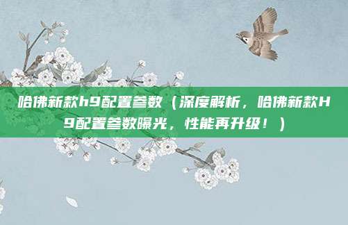 哈佛新款h9配置参数(深度解析,哈佛新款H9配置参数曝光,性能再升级!)