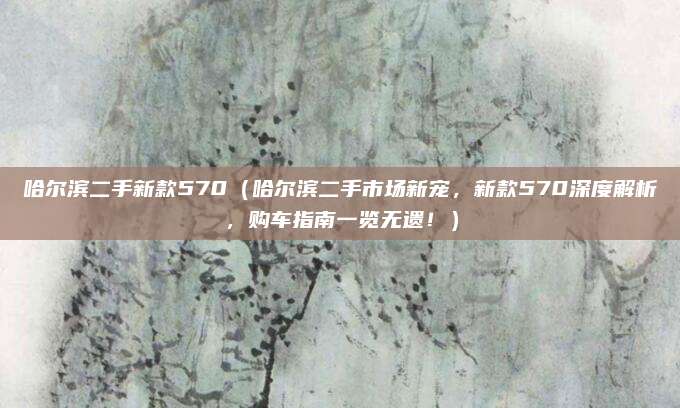 哈尔滨二手新款570(哈尔滨二手市场新宠,新款570深度解析,购车指南一览无遗!)