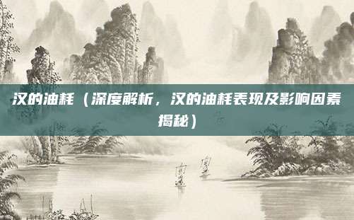 汉的油耗(深度解析,汉的油耗表现及影响因素揭秘)