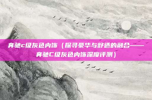 奔驰c级灰色内饰(探寻豪华与舒适的融合——奔驰C级灰色内饰深度评测)