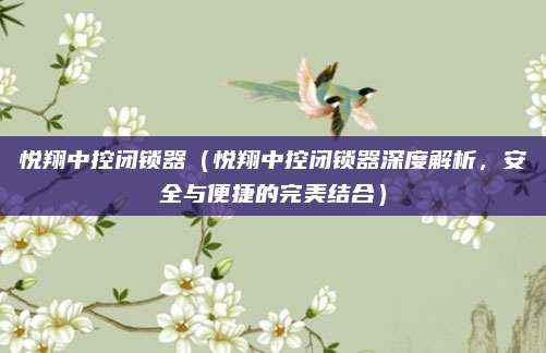 悦翔中控闭锁器（悦翔中控闭锁器深度解析，安全与便捷的完美结合）