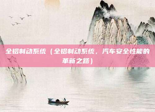 全铝制动系统（全铝制动系统，汽车安全性能的革新之路）