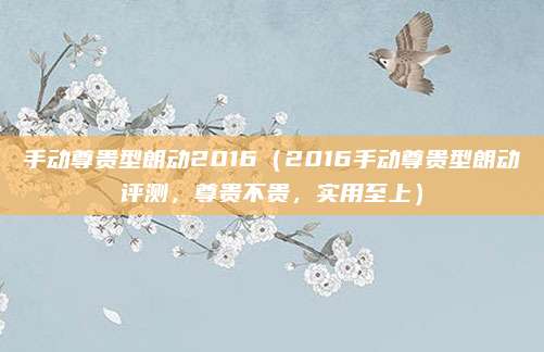 手动尊贵型朗动2016（2016手动尊贵型朗动评测，尊贵不贵，实用至上）