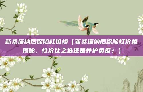 新桑塔纳后保险杠价格(新桑塔纳后保险杠价格揭秘,性价比之选还是养护负担?)