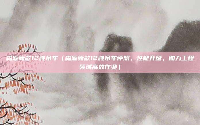 森源新款12吨吊车(森源新款12吨吊车评测,性能升级,助力工程领域高效作业)