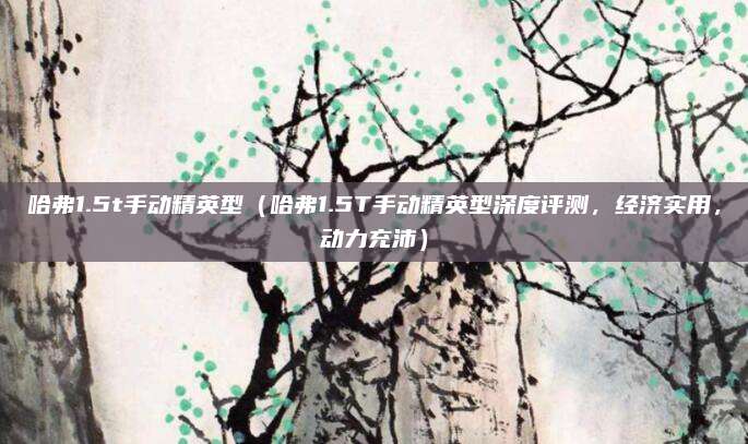 哈弗1.5t手动精英型(哈弗1.5T手动精英型深度评测,经济实用,动力充沛)