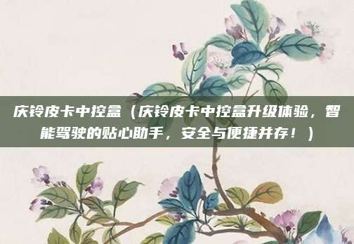 庆铃皮卡中控盒（庆铃皮卡中控盒升级体验，智能驾驶的贴心助手，安全与便捷并存！）