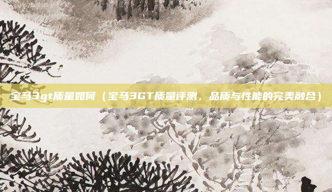 宝马3gt质量如何（宝马3GT质量评测，品质与性能的完美融合）
