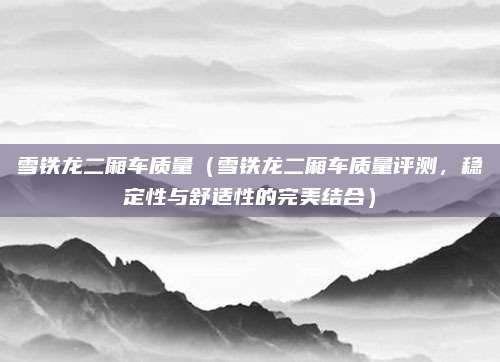 雪铁龙二厢车质量(雪铁龙二厢车质量评测,稳定性与舒适性的完美结合)