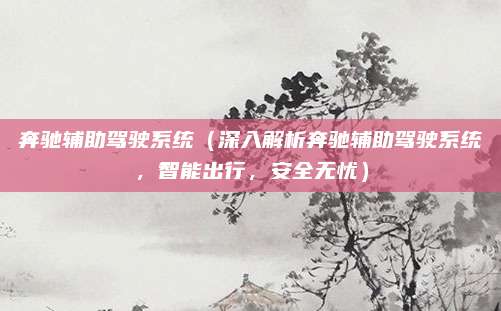 奔驰辅助驾驶系统(深入解析奔驰辅助驾驶系统,智能出行,安全无忧)