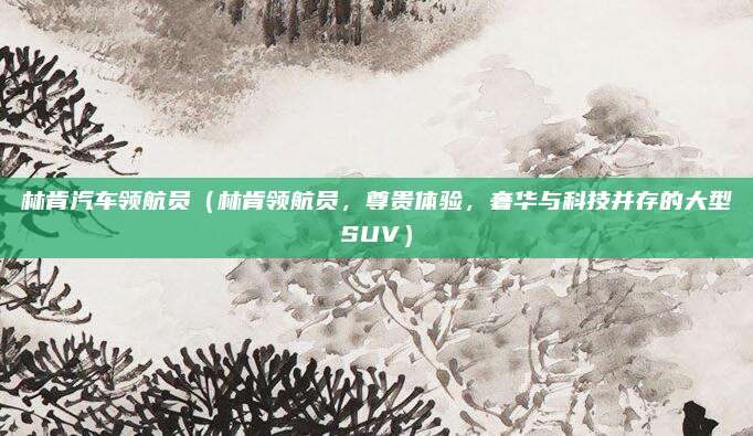 林肯汽车领航员（林肯领航员，尊贵体验，奢华与科技并存的大型SUV）
