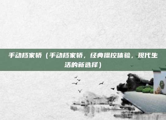 手动档家轿(手动档家轿,经典操控体验,现代生活的新选择)