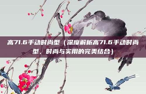 高71.6手动时尚型(深度解析高71.6手动时尚型,时尚与实用的完美结合)