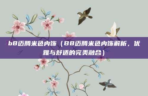b8迈腾米色内饰（B8迈腾米色内饰解析，优雅与舒适的完美融合）