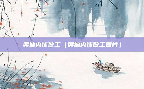 奥迪内饰做工(奥迪内饰做工图片)