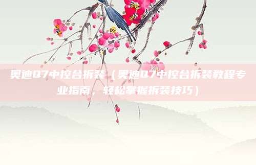奥迪Q7中控台拆装（奥迪Q7中控台拆装教程专业指南，轻松掌握拆装技巧）