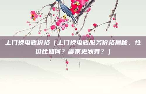 上门换电瓶价格(上门换电瓶服务价格揭秘,性价比如何?哪家更划算?)