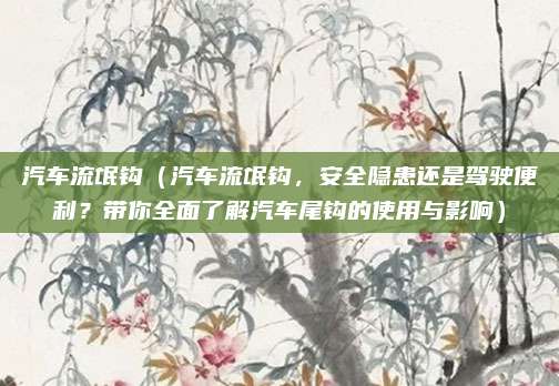 汽车流氓钩（汽车流氓钩，安全隐患还是驾驶便利？带你全面了解汽车尾钩的使用与影响）