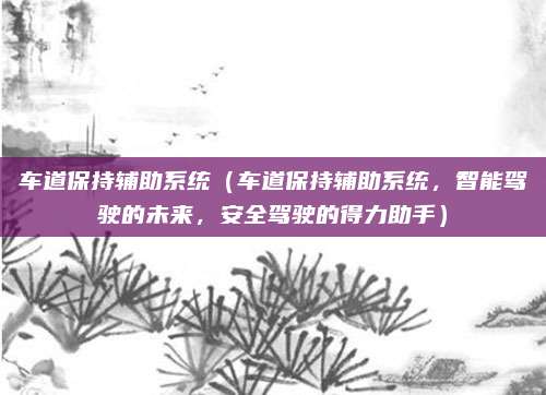 车道保持辅助系统（车道保持辅助系统，智能驾驶的未来，安全驾驶的得力助手）