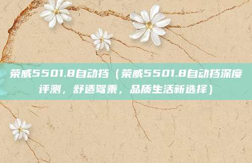 荣威5501.8自动挡（荣威5501.8自动挡深度评测，舒适驾乘，品质生活新选择）