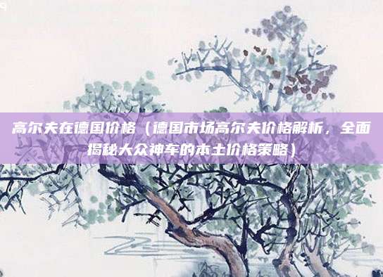 高尔夫在德国价格(德国市场高尔夫价格解析,全面揭秘大众神车的本土价格策略)