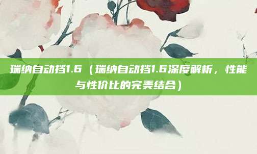 瑞纳自动挡1.6(瑞纳自动挡1.6深度解析,性能与性价比的完美结合)