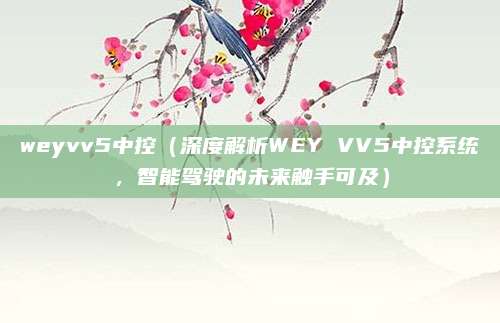 weyvv5中控(深度解析WEY VV5中控系统,智能驾驶的未来触手可及)
