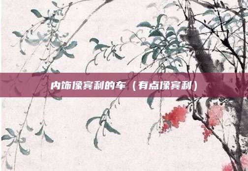 内饰像宾利的车(有点像宾利)