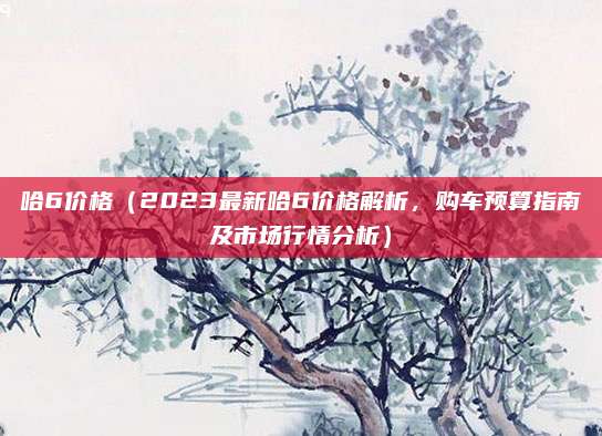 哈6价格(2023最新哈6价格解析,购车预算指南及市场行情分析)