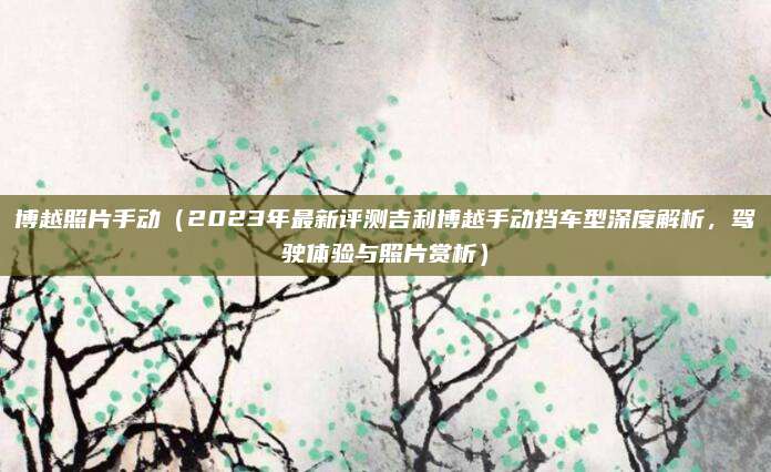 博越照片手动(2023年最新评测吉利博越手动挡车型深度解析,驾驶体验与照片赏析)