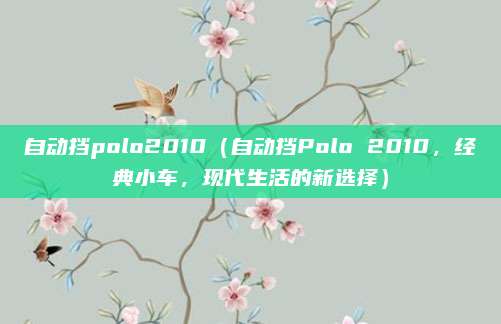 自动挡polo2010(自动挡Polo 2010,经典小车,现代生活的新选择)