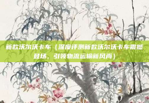 新款沃尔沃卡车(深度评测新款沃尔沃卡车震撼登场,引领物流运输新风尚)