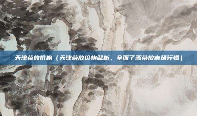 天津荣放价格（天津荣放价格解析，全面了解荣放市场行情）