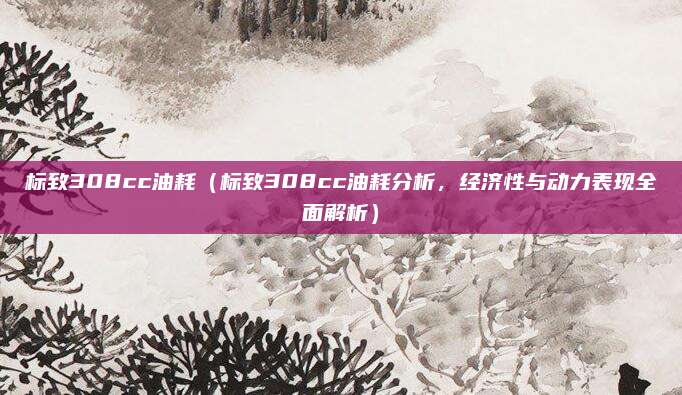 标致308cc油耗(标致308cc油耗分析,经济性与动力表现全面解析)