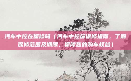 汽车中控在保修吗(汽车中控屏保修指南,了解保修范围及期限,保障您的购车权益)