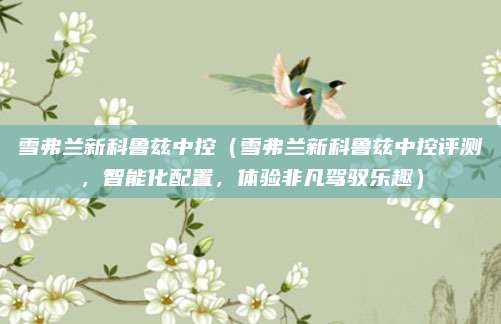 雪弗兰新科鲁兹中控(雪弗兰新科鲁兹中控评测,智能化配置,体验非凡驾驭乐趣)