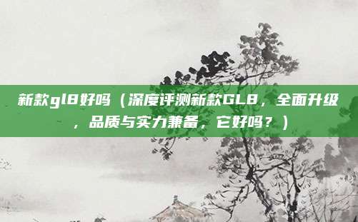 新款gl8好吗(深度评测新款GL8,全面升级,品质与实力兼备,它好吗?)